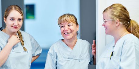 Medizinische Fachangestellte im Gespräch